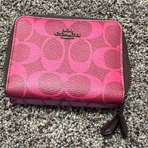 Coach multi color wallet